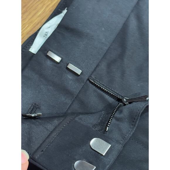 THE ROW Cotton/cashmere Black Bapri Cropped Cotton-Blend Straight-Leg Pants 12 - Picture 10 of 13